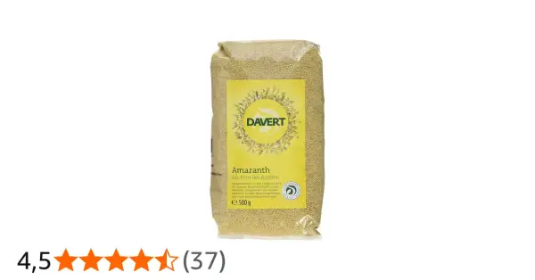 Sack mit Amaranth, dem Korn der Azteken. Reich an Eisen, ideal für eine gesunde Ernährung. 500g Packung.