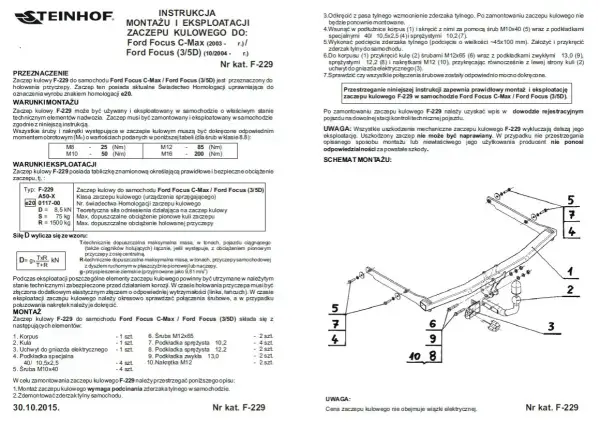 Gdzie jest ucho do holowania w Ford Focus II? Oto prosta instrukcja