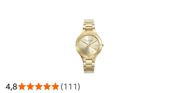 Elegante reloj Viceroy oro mujer con detalles brillantes y números romanos. Un accesorio perfecto para cualquier ocasión.