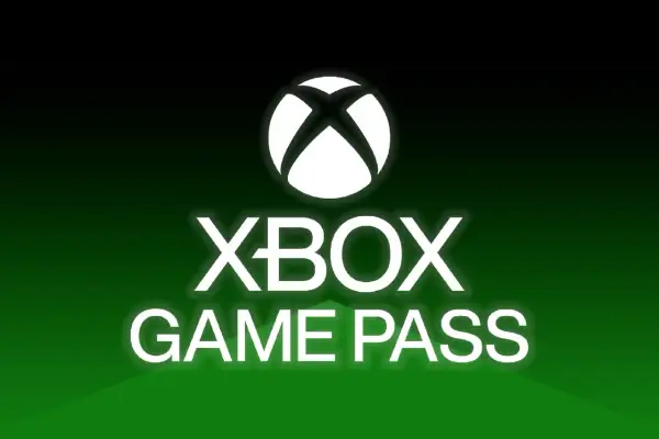 Logo Xbox Game Pass na zielonym tle.