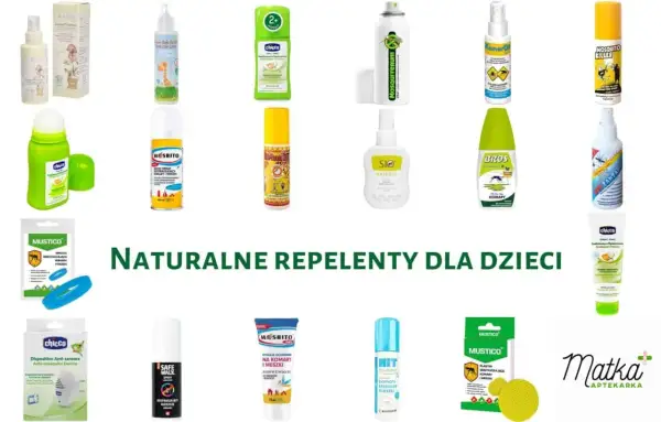 Naturalne repelenty dla dzieci, jak odstraszyć komary. Różne spraye, roll-ony i plastry.