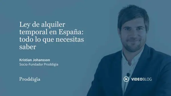 Kristian Johansson de Proddigia explica la ley de alquiler temporal en España, un tema clave tras el nuevo decreto alquileres.