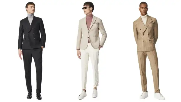 Uomo in spezzato estivo: tre look eleganti, perfetti per un matrimonio informale o un evento speciale.