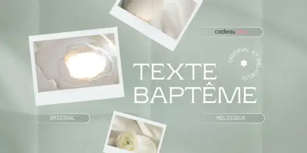 Texte baptême garçon : des idées originales et religieuses pour un cadeau unique. Photos de nature et de fleurs.