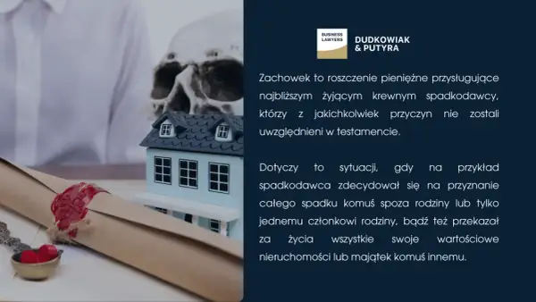 Symboliczny testament, czaszka i dom. Kto dziedziczy po rodzicach, gdy testament pomija najbliższych? Prawo chroni spadkobierców.