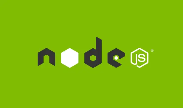 Logo Node.js sur fond vert. Le texte "node" est stylisé avec des formes hexagonales. Le "js" est dans un hexagone blanc. Erreur courante : __dirname is not defined.