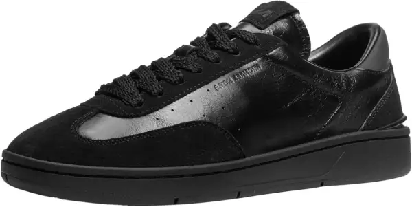 Sneakers uomo Michael Kors nere in pelle e camoscio, un look audace per ogni occasione.