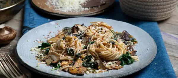 Pâtes aux champignons italiennes : la recette authentique et crémeuse