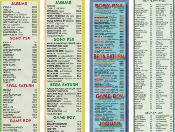 Lista gier na PSX, kiedy wyszło, z cenami. Znajdziesz tu m.in. "Alone in the Dark" i "Crash Bandicoot".