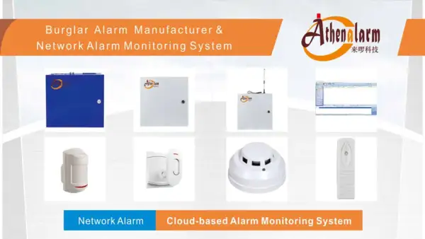 Système de sécurité : la différence entre alarme et alerte. Divers appareils de surveillance réseau et de détection d'intrusion.