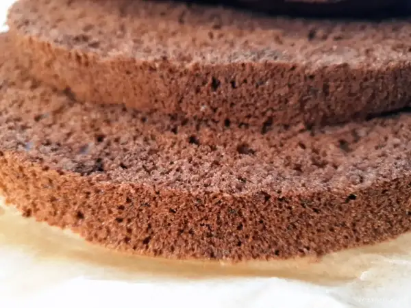 Idealny biszkopt czekoladowy, który zawsze się udaje. Puszysty i wilgotny, gotowy na pyszne torty.