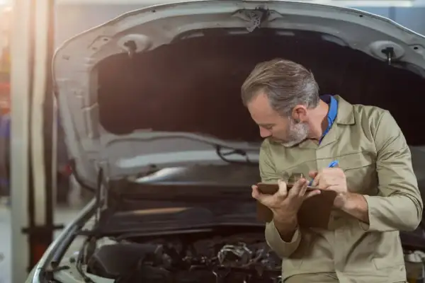 Mechanik notuje usterki, gdy słychać głośna praca silnika.
