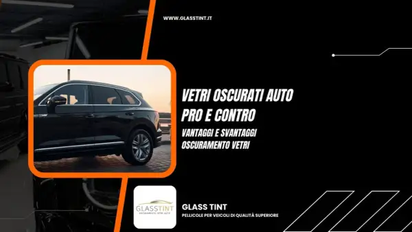 Un SUV nero con vetri scuri, pronto per affrontare ogni avventura. Scopri i pro e contro dell'oscuramento vetri auto.