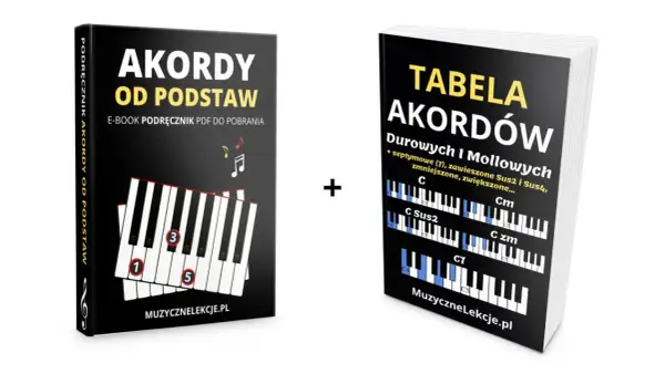 Tabela akordów i podręcznik "Akordy od podstaw" dla pianina. Nauka gry na pianinie staje się prostsza!