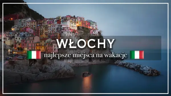 Kolorowe domy na klifie nad morzem. Włochy co warto zobaczyć – najlepsze miejsca na wakacje.