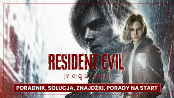 Leon i Claire w deszczu, zapowiedź **Resident Evil spolszczenie**: poradnik, solucja, znajdźki, porady na start.