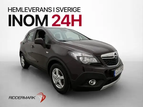 Brun Opel Mokka, en begagnad bil redo för test. Hemleverans i Sverige inom 24h.