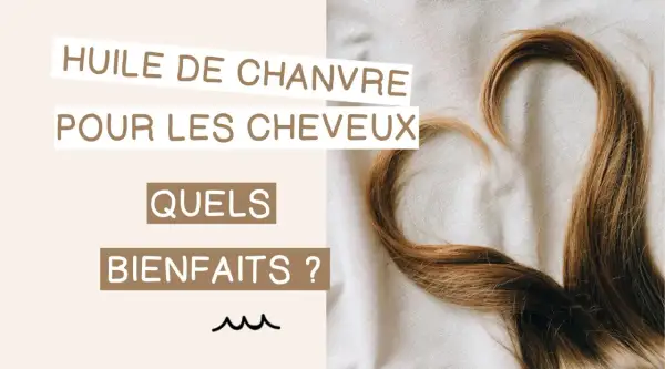 Huile de chanvre pour les cheveux : quels bienfaits ? Des mèches blondes forment un cœur, symbolisant l'amour pour des cheveux sains.