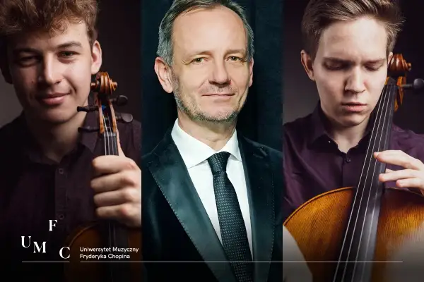 Młody skrzypek z UMFC, dyrygent i wiolonczelista. W orkiestrze symfonicznej każdy instrument ma swoje miejsce.