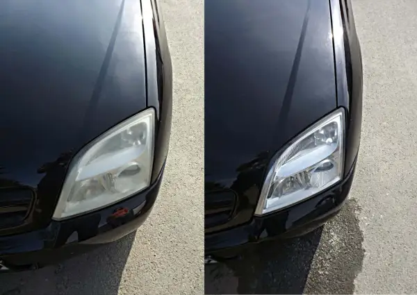 Przed i po: matowe lampy stały się krystalicznie czyste. Zastanawiasz się, ile trwa polerowanie lamp? Efekt mówi sam za siebie!