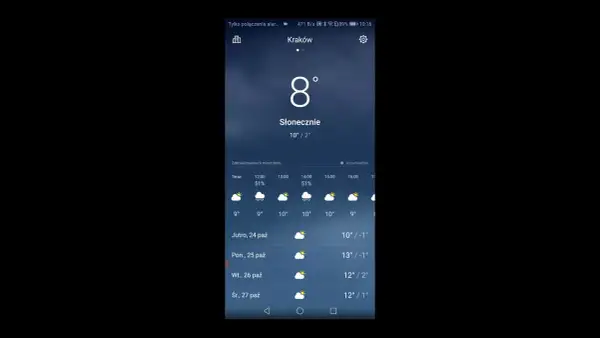 Jak zaktualizować pogodę w telefonie Huawei, aby zawsze być na bieżąco