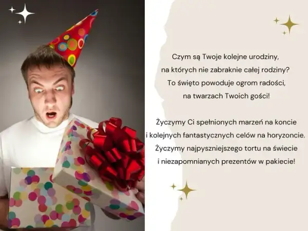 Oryginalne życzenia urodzinowe: inspiracje, które zaskoczą bliskich