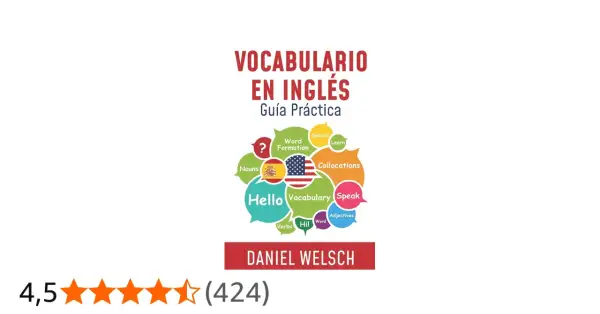 Guía práctica de vocabulario en inglés, ideal para aprender palabras en inglés para niños. Incluye temas como sustantivos, verbos y saludos.