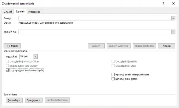 Jak przenieść pojedyncze litery w Wordzie i uniknąć sierotek w tekście