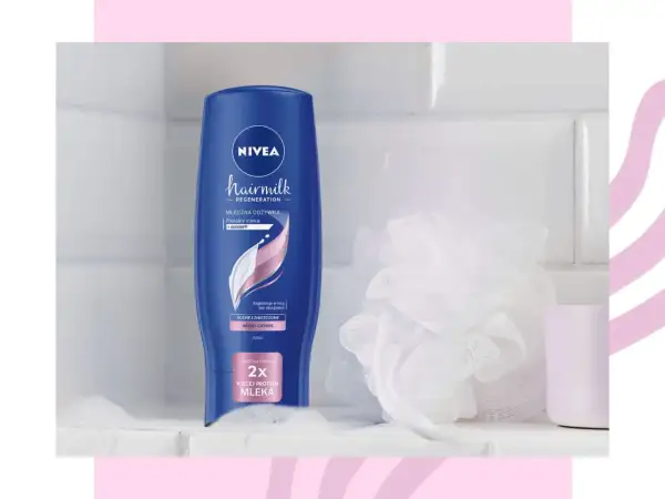 NIVEA Hairmilk Regeneration – mleczna odżywka do włosów suchych i zniszczonych. Idealna do domowych maseczek na włosy.
