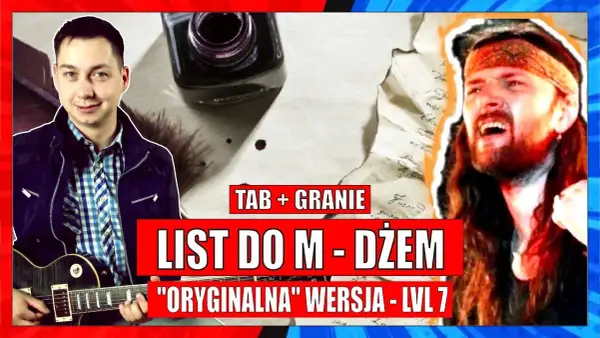 Chwyty gitarowe do List do M – naucz się grać tę piosenkę łatwo