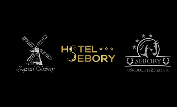 Logo zajazdu, hotelu i ośrodka jeździeckiego Sebory.