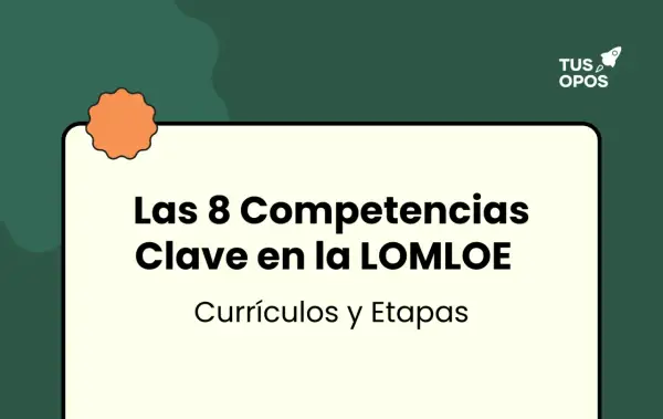 Las 8 competencias clave que son esenciales en la LOMLOE, detalladas en currículos y etapas.