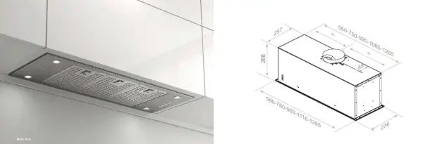 Wysokość okapu: gazowa 70-75 cm, indukcyjna 50-60 cm montaż bez błędów