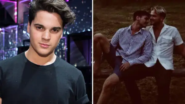 Oscar Zia med sin partner, en kärleksfull stund utomhus.