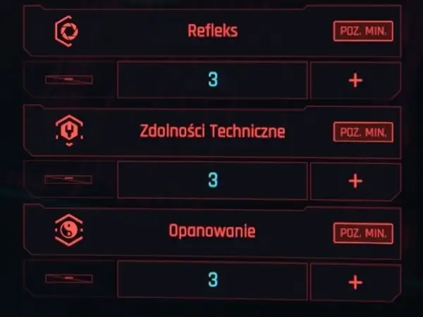 Cyberpunk poradnik: Refleks, Zdolności Techniczne i Opanowanie na poziomie 3. Czas na rozwój postaci!