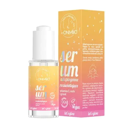 OnlyBio serum rozświetlające – naturalne składniki dla zdrowego blasku