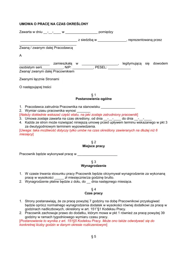 Umowa o pracę na jaki okres? Poznaj prawdziwe zasady zatrudnienia w Polsce