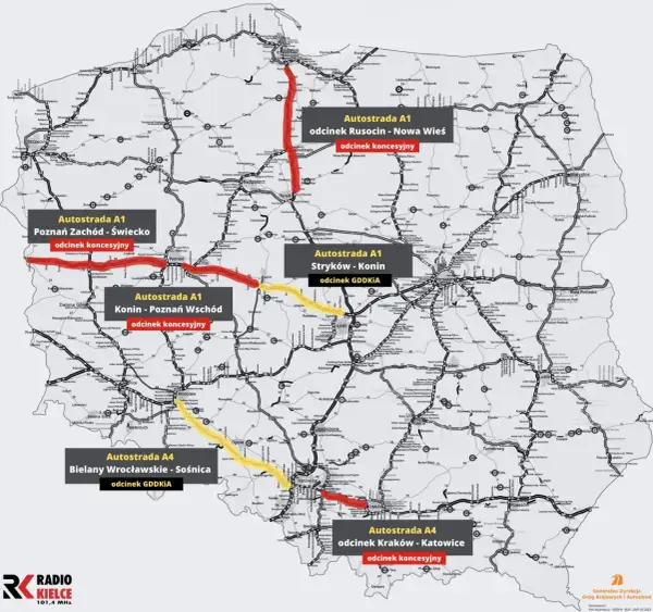 Od kiedy płatne autostrady w Polsce? Sprawdź, jak uniknąć niespodzianek na drodze