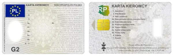 Co oznacza G2 na karcie kierowcy? Wyjaśnienie i konsekwencje dla kierowców