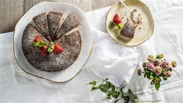 Szwedzkie ciasto czekoladowe kladdkaka