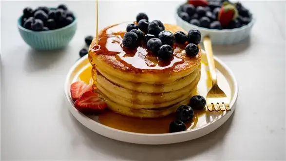 Twarogowe pancakes bez cukru