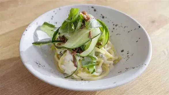 Makaron z sosem blue cheese