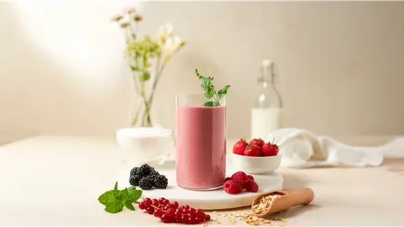 Proteinowy koktajl z serka wiejskiego