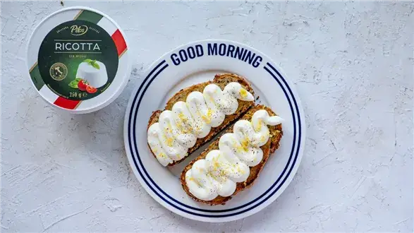 Ubijana ricotta na grzance