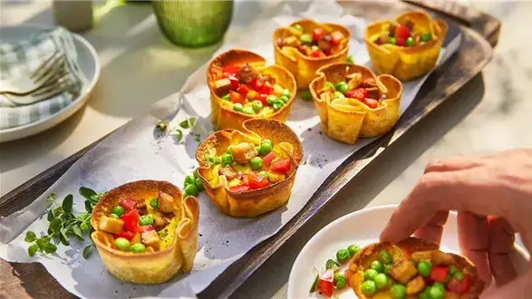 Quiche z tortilli