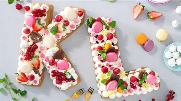 Monogram cake