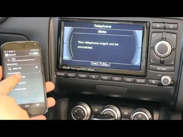 Jak łatwo połączyć telefon z audi navigation plus przez bluetooth
