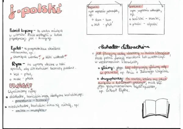 Środki poetyckie klasa 6: Prosty przewodnik i przykłady