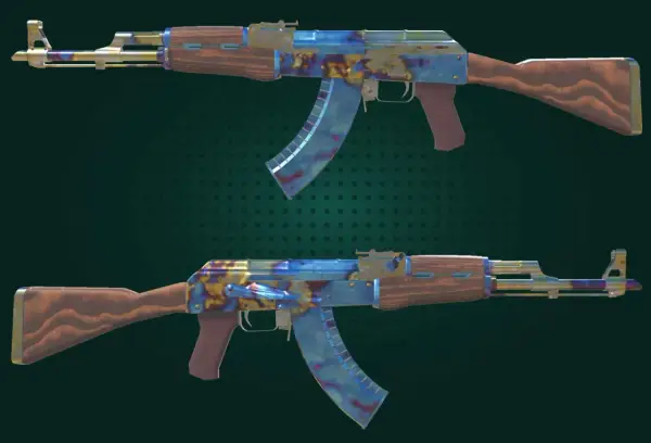 AK-47 Case Hardened blue gem - które patterny są najcenniejsze