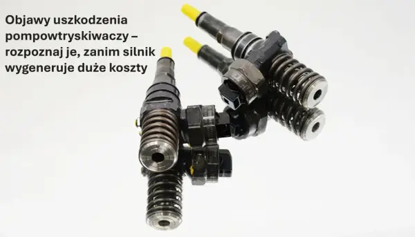 Dwa pompowtryskiwacze na lustrzanym odbiciu. Rozpoznaj objawy uszkodzenia, by uniknąć kosztownych napraw silnika.